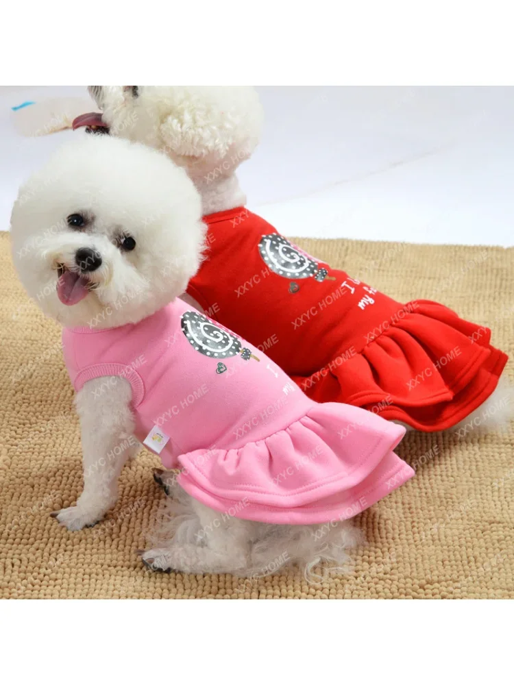 New Dog Dress Princess Teddy Skirt Fall Winter Puppy Dog Cat Pet Clothing puppy pet products dog accessories puppy accessories
New Dog Dress Princess Teddy Skirt Fall Winter Puppy Dog Cat Pet Clothing puppy pet products dog accessories puppy accessories