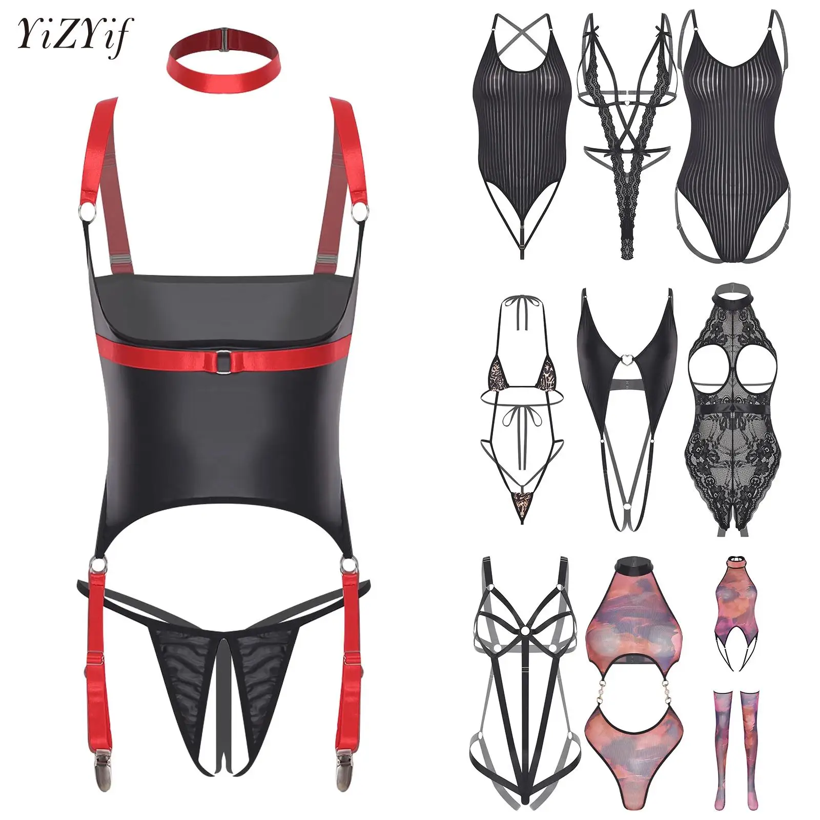 Женское очаровательное прозрачное боди, ночное белье, купальники с открытой Т-образной спинкой/открытой промежностью, цельное боди, нижнее белье для вечеринок у бассейна
Женское очаровательное прозрачное боди, ночное белье, купальники с открытой Т-образной спинкой/открытой промежностью, цельное боди, нижнее белье для вечеринок у бассейна