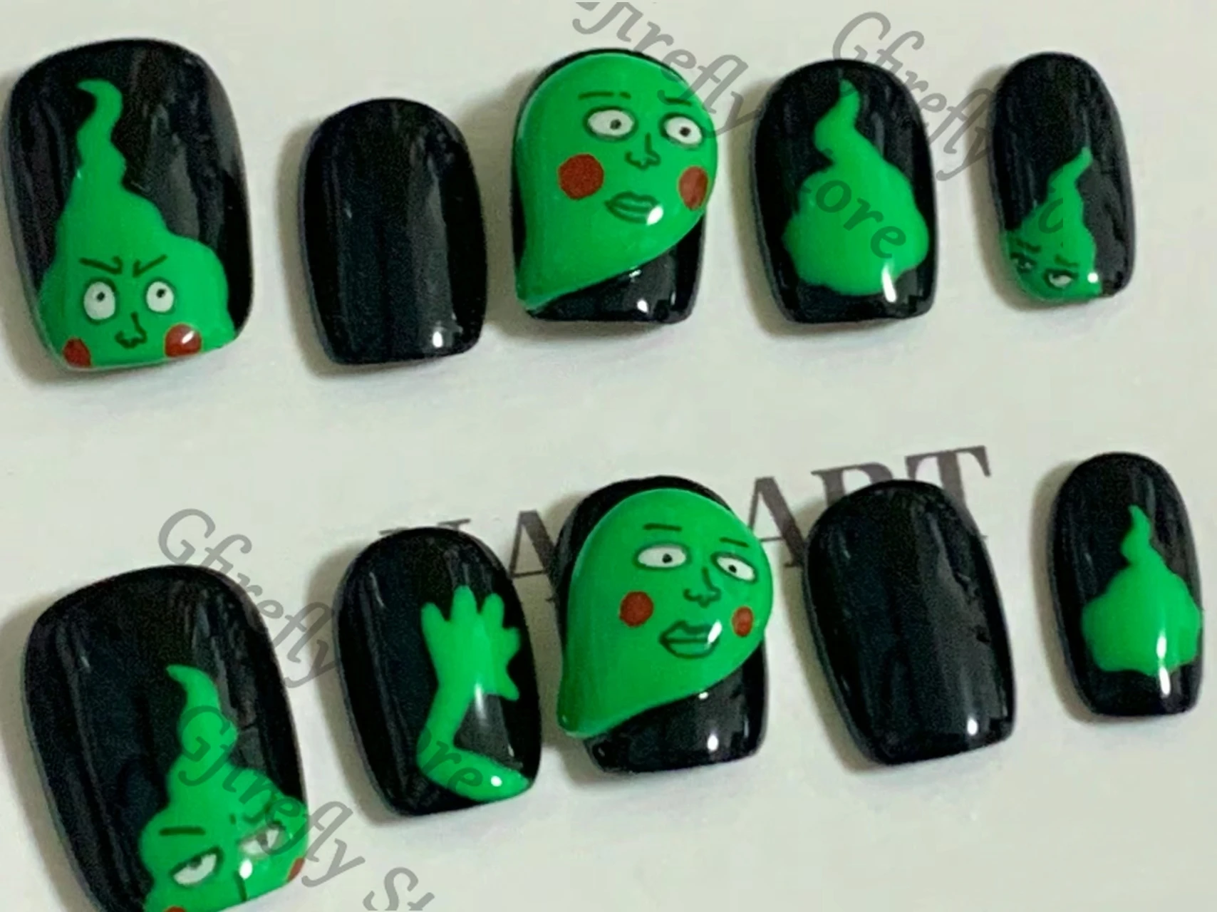 Press-on Nails Series Mob Psycho 100 Anime Colleagues Creativity Decorate Collector's Edition Craft Spoof Dimple Manicure Gift
Press-on Nails Series Mob Psycho 100 Anime Colleagues Creativity Decorate Collector's Edition Craft Spoof Dimple Manicure Gift