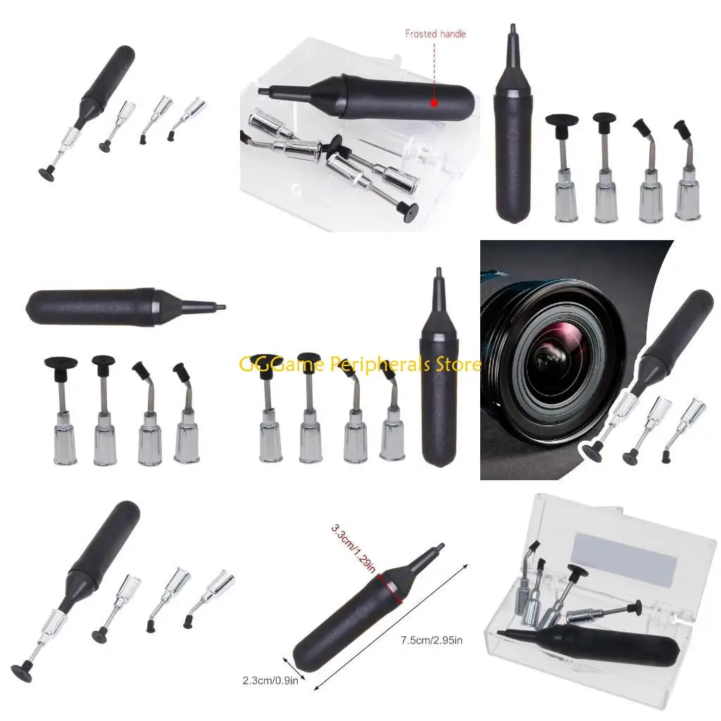 U55B Reliable IC Pick up Vacuum Suction Pen with Interchangeable Tip For DSLR Camera Lens Removal And Electronic Repairs
U55B Reliable IC Pick up Vacuum Suction Pen with Interchangeable Tip For DSLR Camera Lens Removal And Electronic Repairs