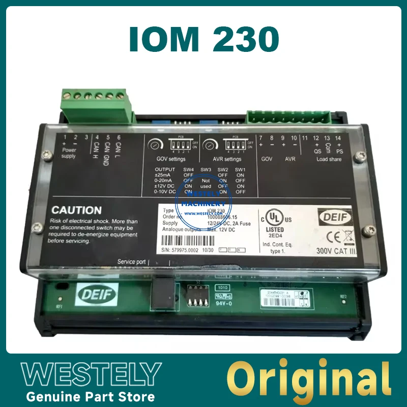 DEIF IOM 230 подлинный аналоговый интерфейсный модуль может общаться
DEIF IOM 230 подлинный аналоговый интерфейсный модуль может общаться
