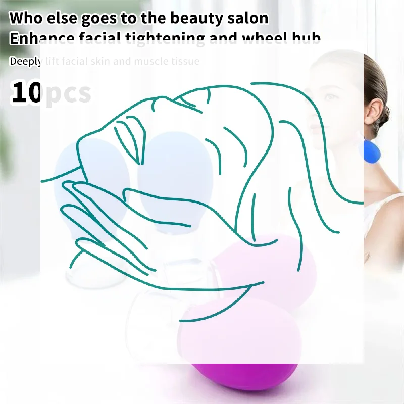 10Pcs Silicone Cupping Massage Cup For Body Face Neck Eye Massager Vacuum Tank Body Facial Care, Anti-aging Beauty Tool
10Pcs Silicone Cupping Massage Cup For Body Face Neck Eye Massager Vacuum Tank Body Facial Care, Anti-aging Beauty Tool
