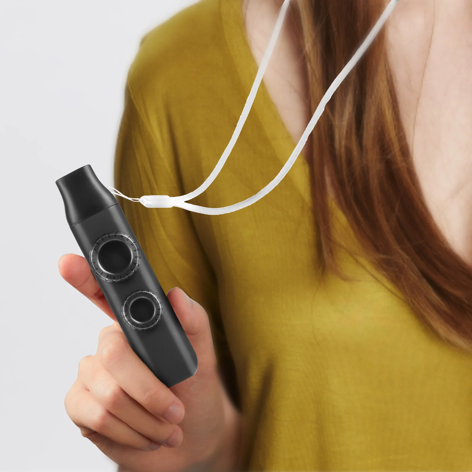 Kazoo 2 Hole Dual Tone Portable Musical Instrument Black with Lanyard Kids Students Adults Party Favor Tritan Silicone
Kazoo 2 Hole Dual Tone Portable Musical Instrument Black with Lanyard Kids Students Adults Party Favor Tritan Silicone