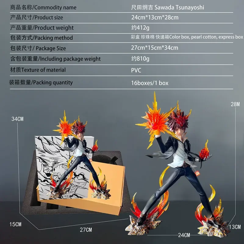 28cm Anime Figure Reborn! Tsunayoshi Sawada Sawada Tsunayoshi Action Figure Katekyou Hitman REBORN! Figurine Model Doll Toy Gift
28cm Anime Figure Reborn! Tsunayoshi Sawada Sawada Tsunayoshi Action Figure Katekyou Hitman REBORN! Figurine Model Doll Toy Gift