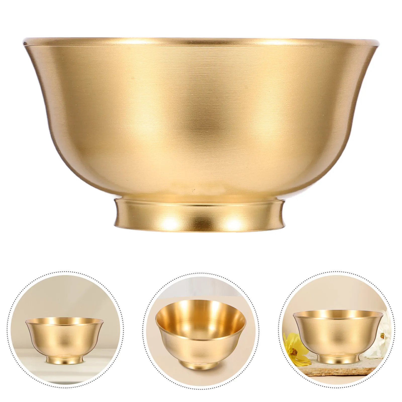 Brass Decorative Bowl Smooth Finish Wealth Symbol Excellence Decor Offering Water Altar Bowl
Brass Decorative Bowl Smooth Finish Wealth Symbol Excellence Decor Offering Water Altar Bowl