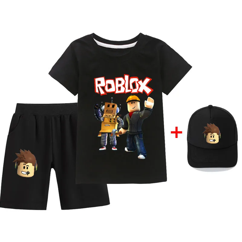 Повседневный костюм Roblox для мальчиков и девочек, детская футболка, шорты и шапка, комплект из трех предметов, детская одежда, свитшот для мальчиков и девочек
Повседневный костюм Roblox для мальчиков и девочек, детская футболка, шорты и шапка, комплект из трех предметов, детская одежда, свитшот для мальчиков и девочек