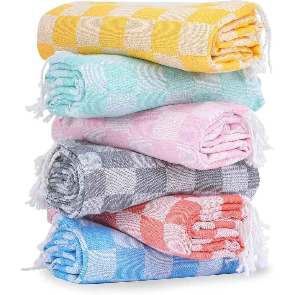 Extra Large Quick-Dry Beach Towel Set for Vacation, Pool, and Travel - Bulk Pack of Oversized, Lightweight, Compact, Cute Checke
Extra Large Quick-Dry Beach Towel Set for Vacation, Pool, and Travel - Bulk Pack of Oversized, Lightweight, Compact, Cute Checke