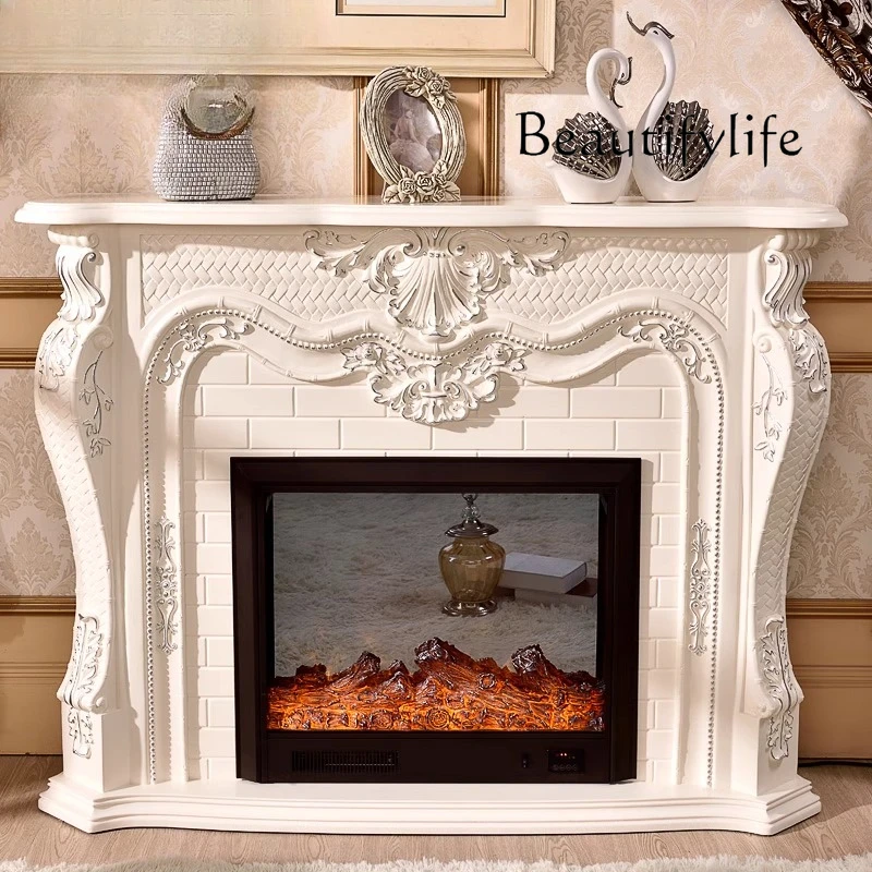 European fireplace rack decorative cabinet American decorative art home living room heating furnace core advanced sense
European fireplace rack decorative cabinet American decorative art home living room heating furnace core advanced sense
