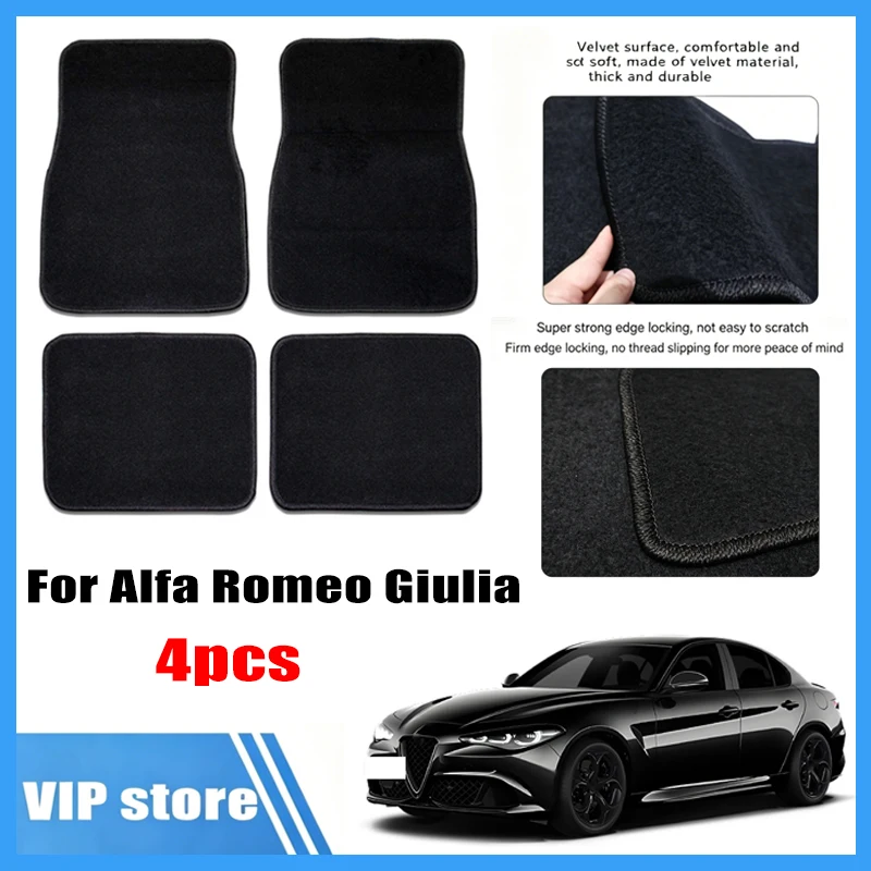 Car Floor Mats All-Weather Easy To Clean Durable Anti-Slip Interior Protection Floor Liners For Alfa Romeo Giulia Accessories
Car Floor Mats All-Weather Easy To Clean Durable Anti-Slip Interior Protection Floor Liners For Alfa Romeo Giulia Accessories