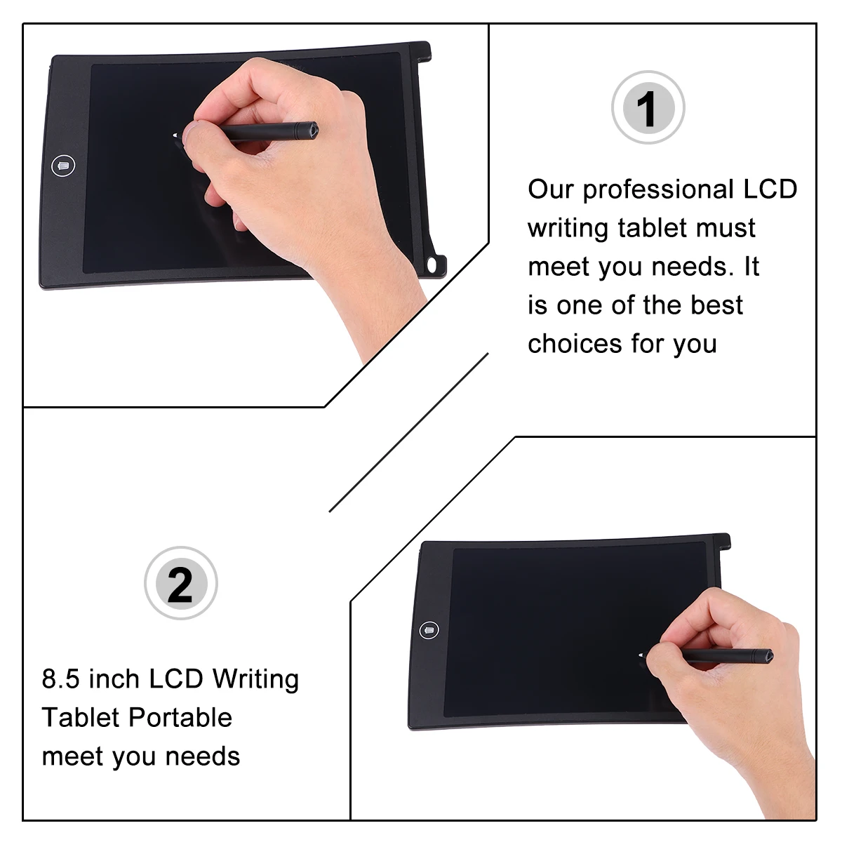 Electronic Writing Board 8.5 LCD Drawing Tablet Kids Digital Draft Environment Friendly No Dust Low Power Large Angle Memo
Electronic Writing Board 8.5 LCD Drawing Tablet Kids Digital Draft Environment Friendly No Dust Low Power Large Angle Memo