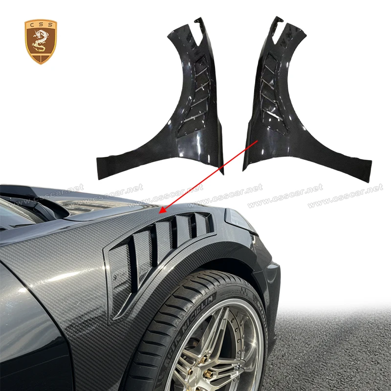 2Pcs Car Front Side Fender Muguard For Chevrolet Corvette C8 CSS Style Dry Carbon Fiber Air Intake Vent Fender Accessories
2Pcs Car Front Side Fender Muguard For Chevrolet Corvette C8 CSS Style Dry Carbon Fiber Air Intake Vent Fender Accessories