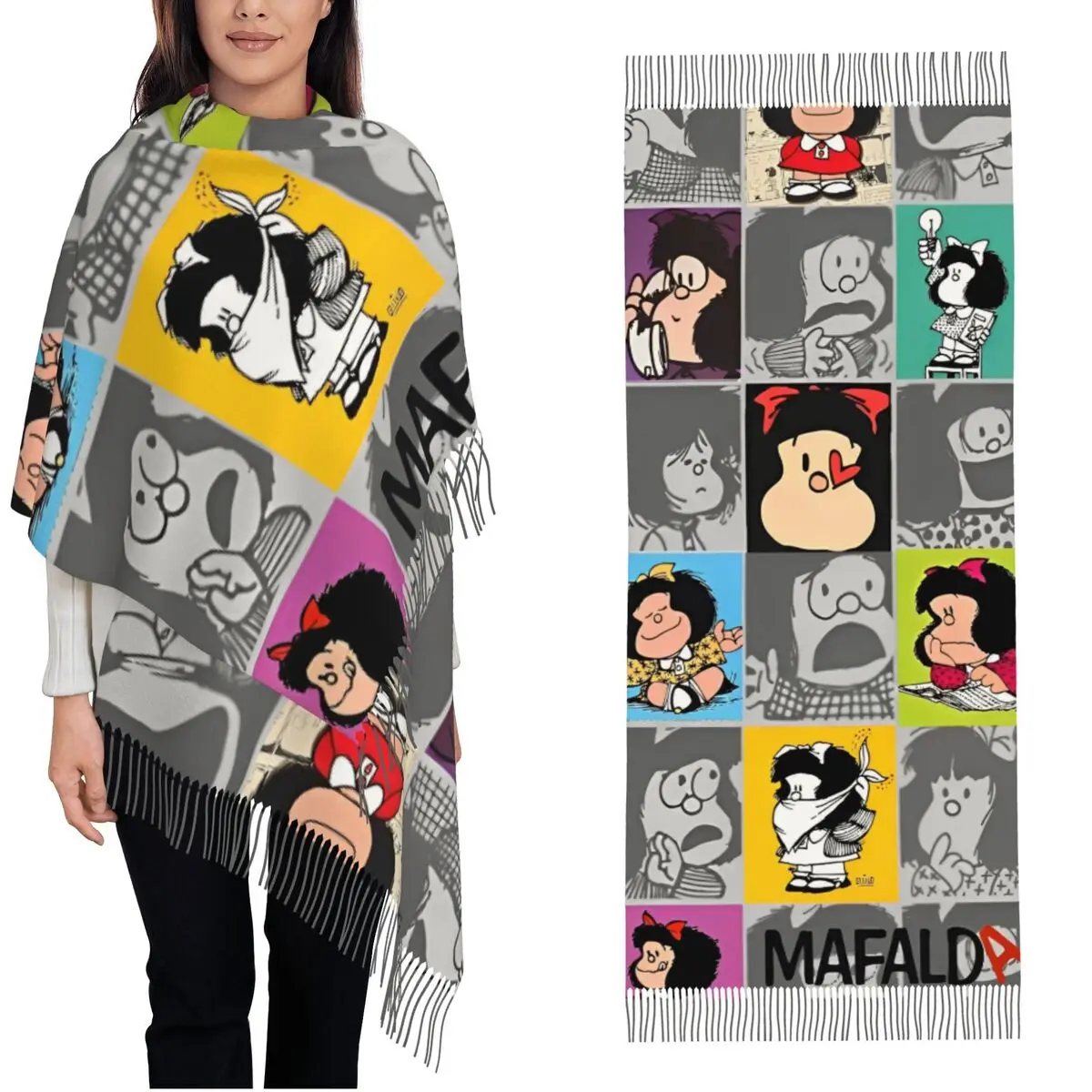 Ma nneas мультяшный шарф для женщин, зима-осень, шаль, большие шарфы в стиле аниме с кисточкой для вечернего платья
Ma nneas мультяшный шарф для женщин, зима-осень, шаль, большие шарфы в стиле аниме с кисточкой для вечернего платья