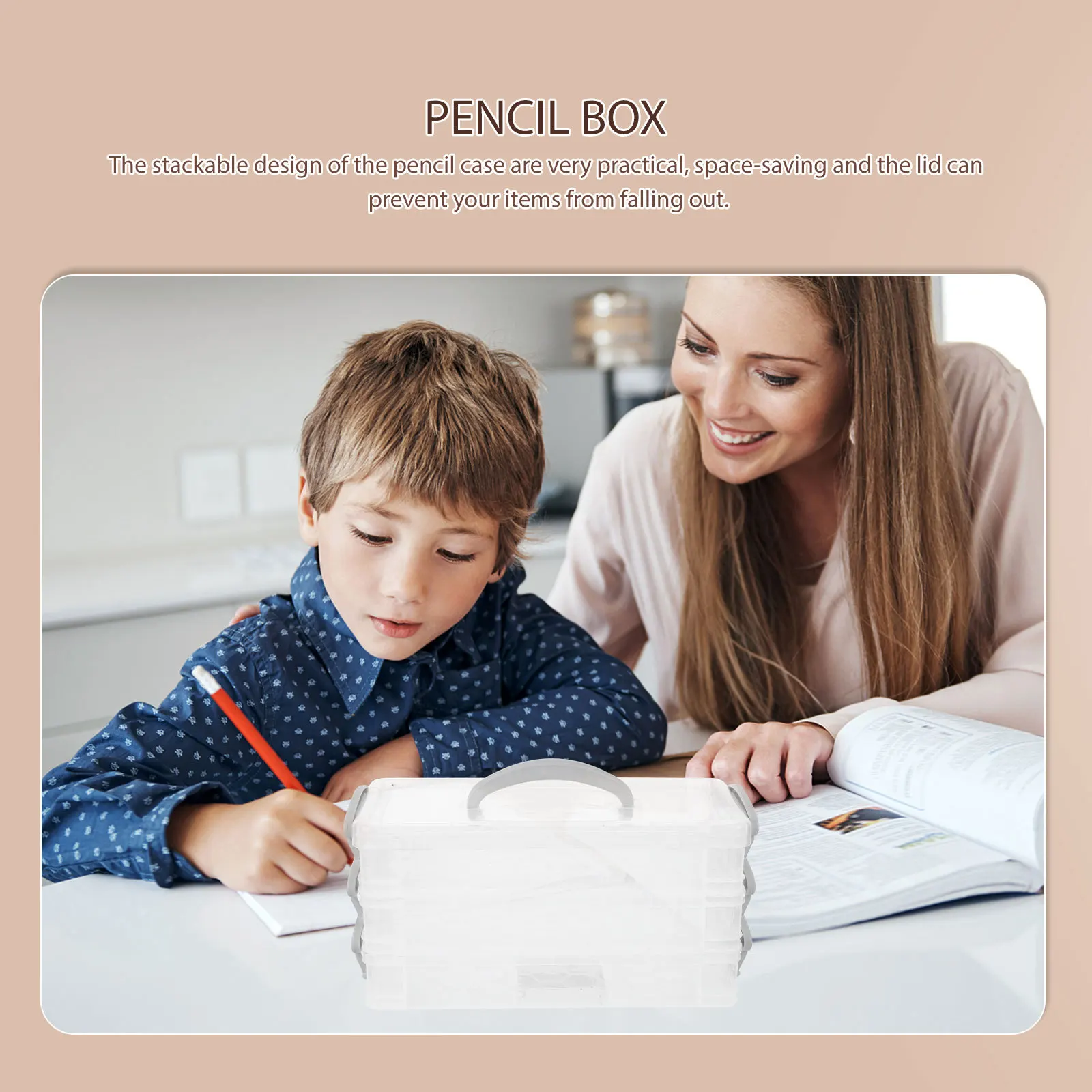 High Capacity Stationery Storage Box Student Pencil Holder Organizer Pp Case Multi-functional
High Capacity Stationery Storage Box Student Pencil Holder Organizer Pp Case Multi-functional