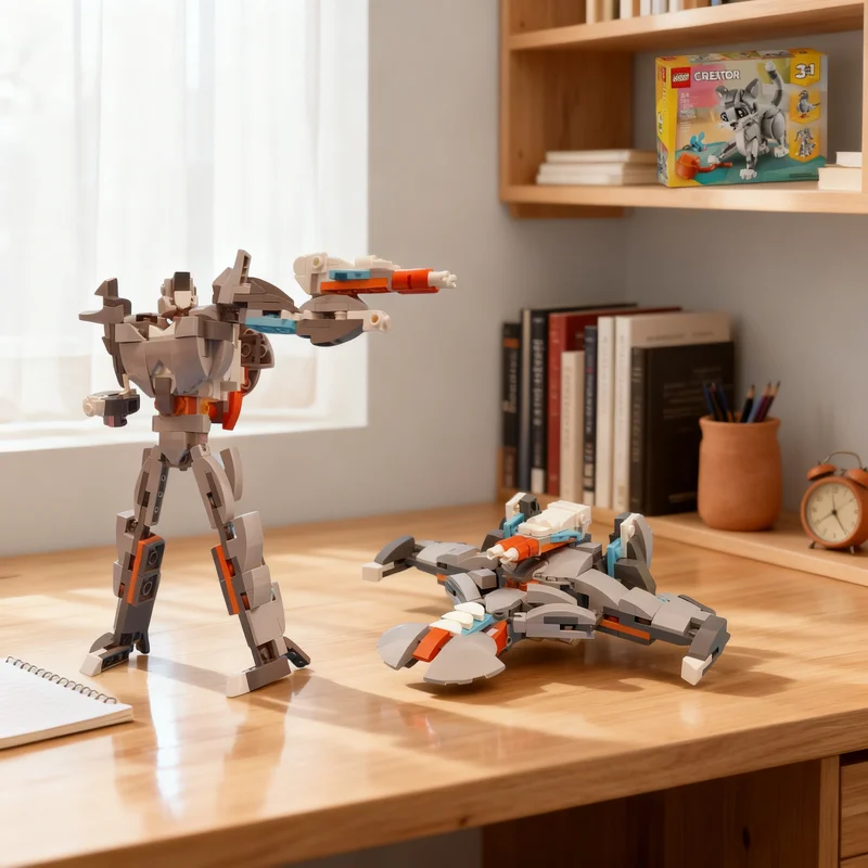 267pcs MOC Creator 3 1 Megatron Transformers Prime Using Model Building Blocks Festival Gifts Toys Construction Idea Education
267pcs MOC Creator 3 1 Megatron Transformers Prime Using Model Building Blocks Festival Gifts Toys Construction Idea Education