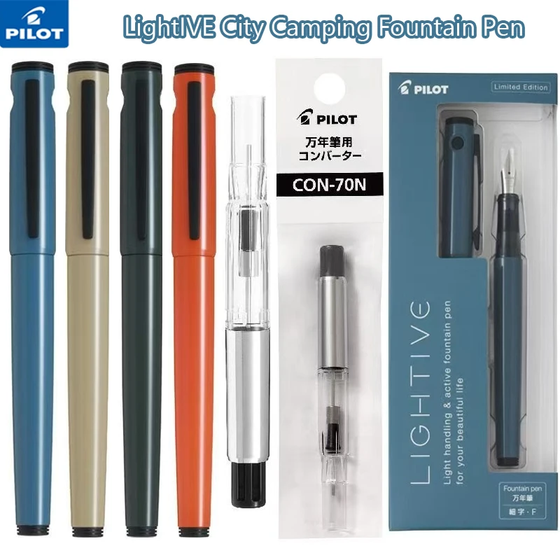 Pilot LightIVE City Camping Fountain Pen,F/M Nib Fountain Pen for Students,Business Writing,Compact Design,Useful Tool For Daily
Pilot LightIVE City Camping Fountain Pen,F/M Nib Fountain Pen for Students,Business Writing,Compact Design,Useful Tool For Daily