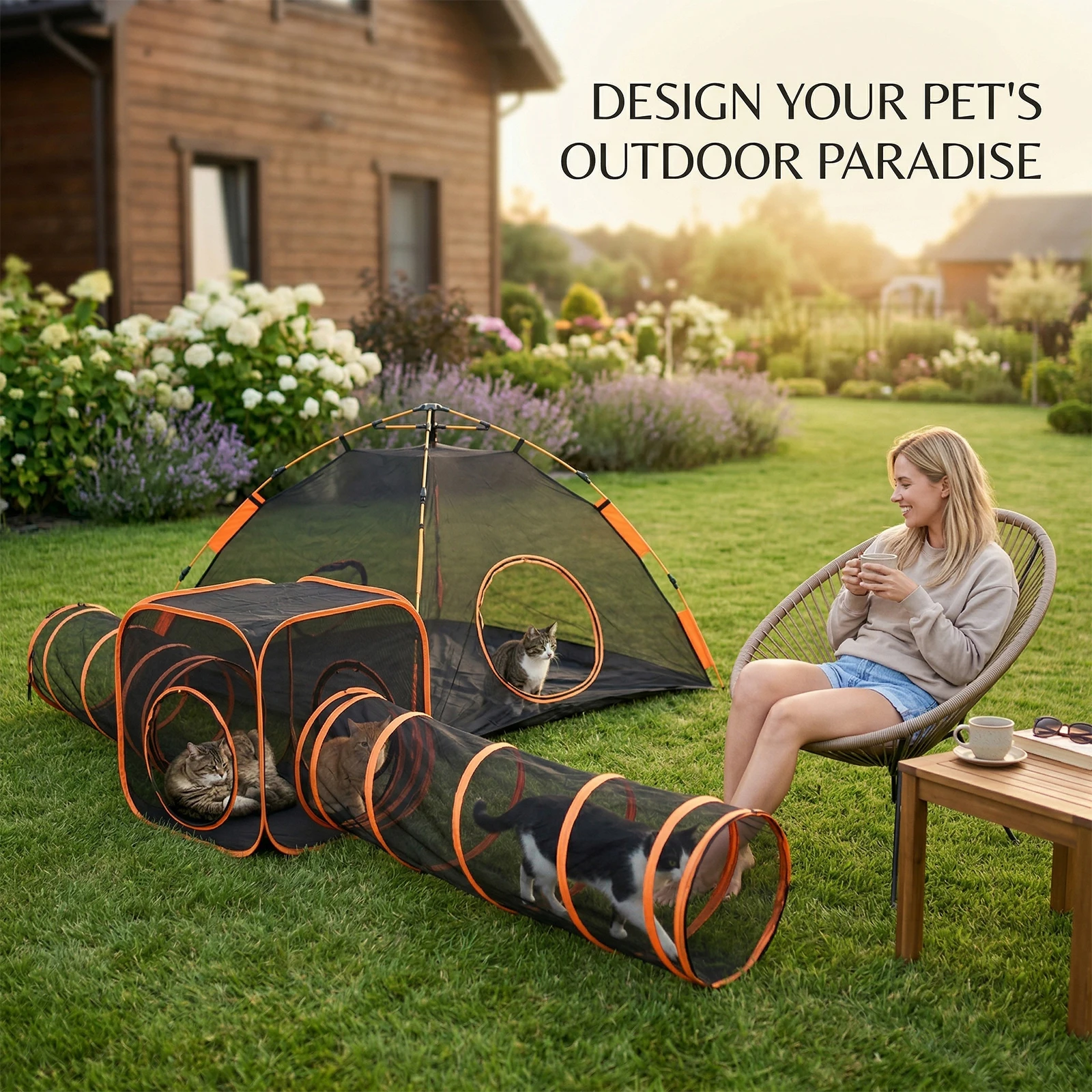 Portable Cat Tunnel Playhouse Mesh Construction with Multiple Cages And Tunnels Storage Bag for Small Animals
Portable Cat Tunnel Playhouse Mesh Construction with Multiple Cages And Tunnels Storage Bag for Small Animals