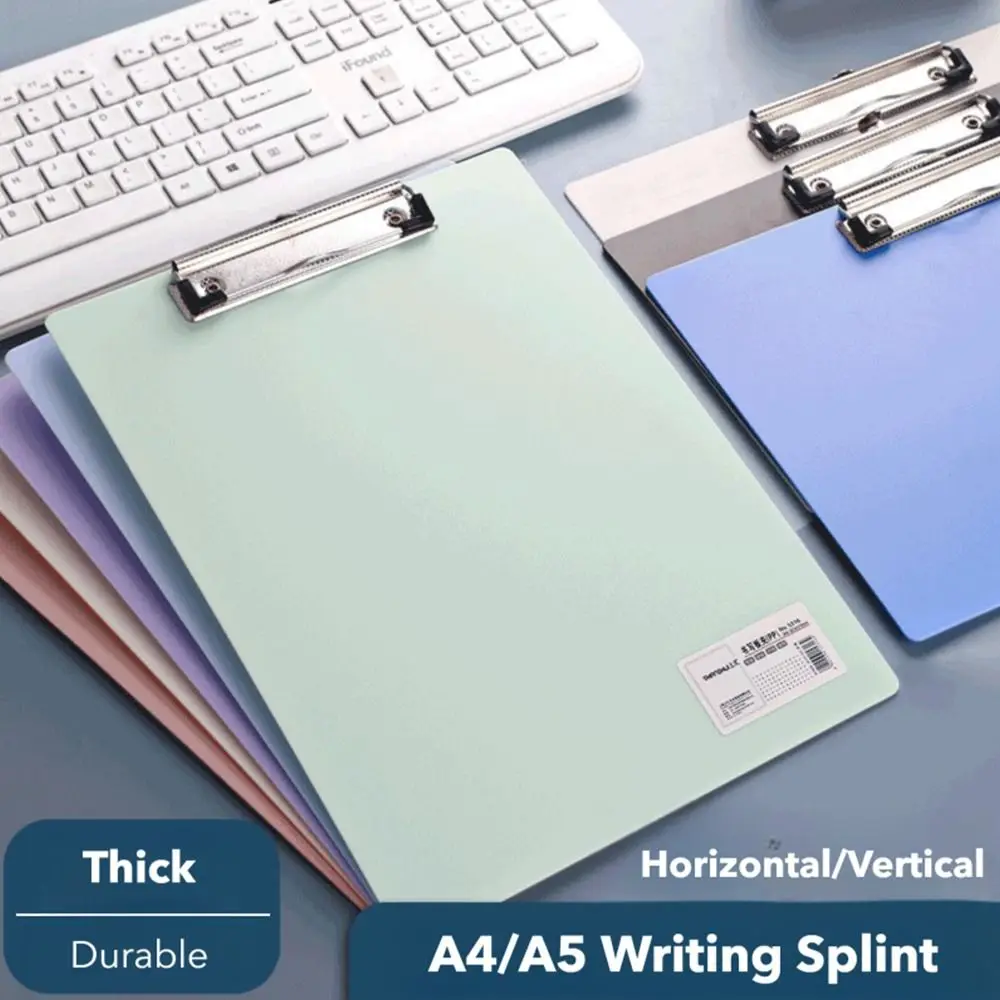 Multifunctional A4/A5 Writing Splint Horizontal/Vertical With Hanging Hole Writing Clipboard File Folder School Office
Multifunctional A4/A5 Writing Splint Horizontal/Vertical With Hanging Hole Writing Clipboard File Folder School Office
