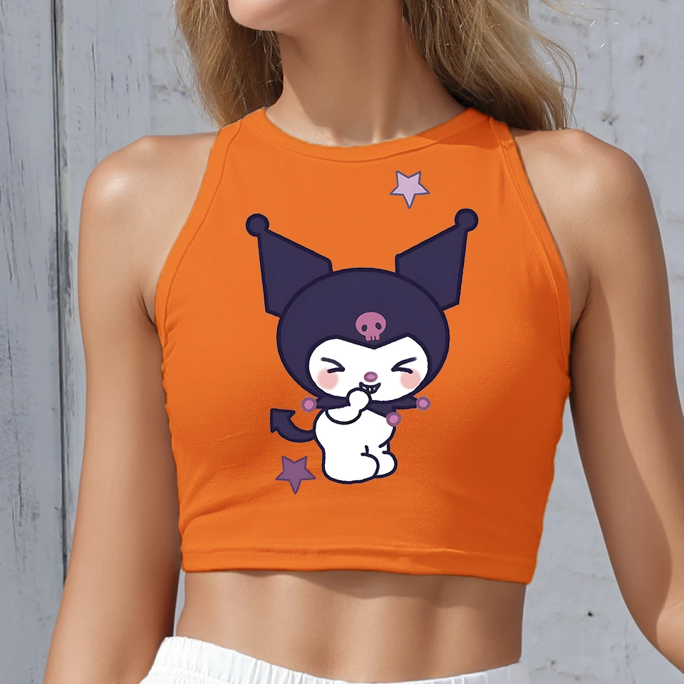 Summer Trendy Sexy Vest TeesWomen's Clothing Crop Top Fashion Harajuku Sleeveless Streetwaer Kawaii Kuromi Tank Tops Y2K Clothes
Summer Trendy Sexy Vest TeesWomen's Clothing Crop Top Fashion Harajuku Sleeveless Streetwaer Kawaii Kuromi Tank Tops Y2K Clothes