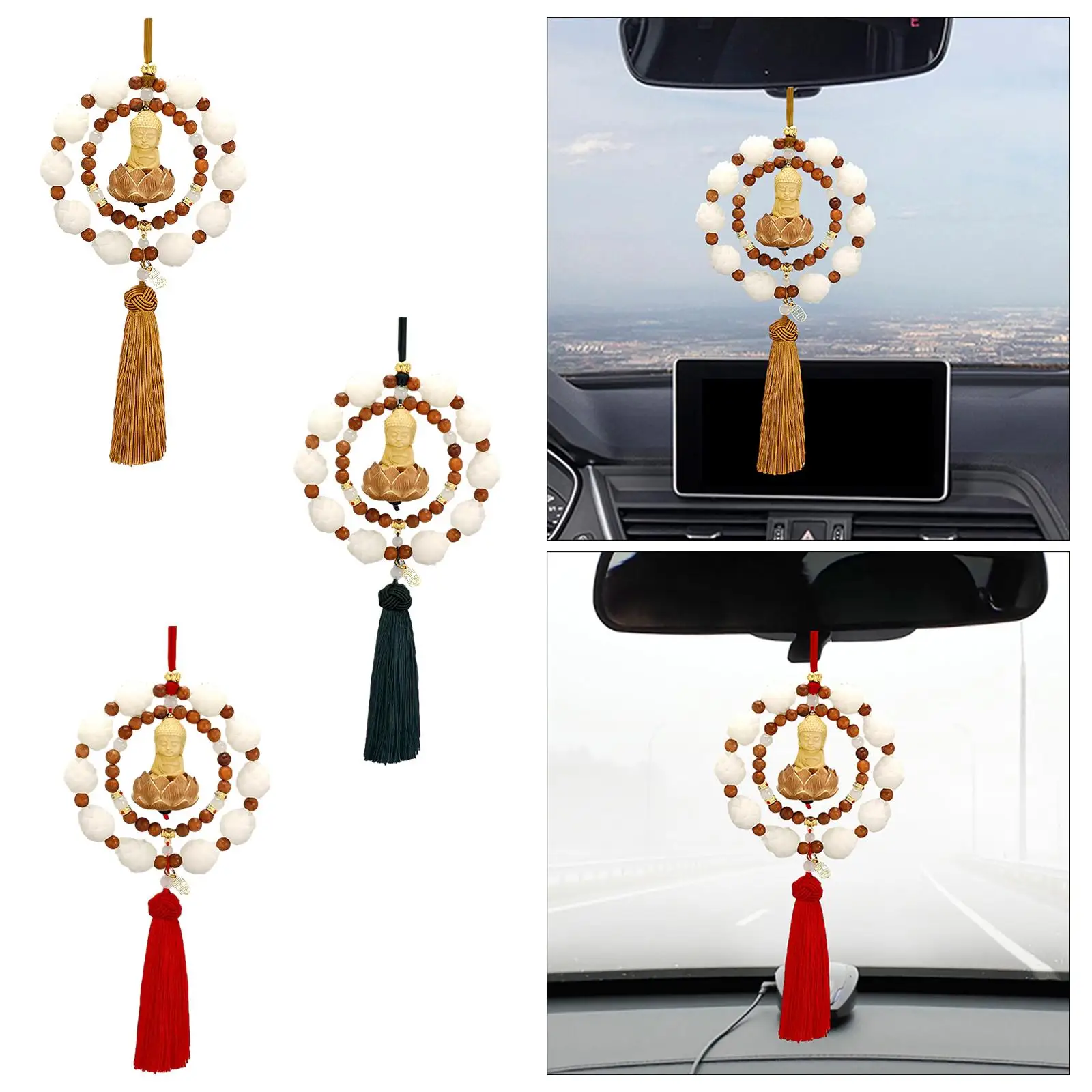 Buddha Car Hanging Ornament Rearview Mirror Pendant Tassel Accent Blessings Car Hanging Decoration Buddha Statue Car Pendant
Buddha Car Hanging Ornament Rearview Mirror Pendant Tassel Accent Blessings Car Hanging Decoration Buddha Statue Car Pendant