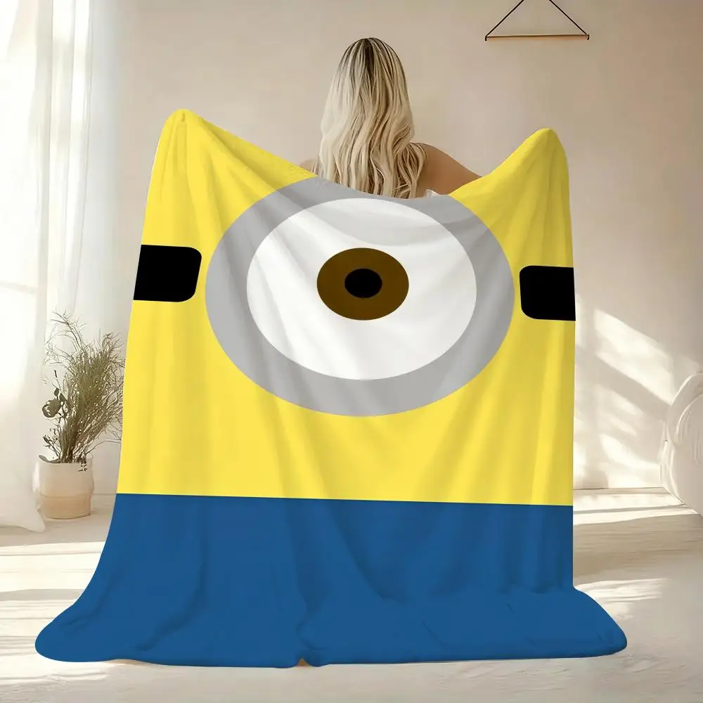 Милое мягкое фланелевое одеяло с рисунком M-Minions-S, теплое, приятное для кожи одеяло на коленях для дивана, офисной кровати, путешествий, зимы, больших размеров
Милое мягкое фланелевое одеяло с рисунком M-Minions-S, теплое, приятное для кожи одеяло на коленях для дивана, офисной кровати, путешествий, зимы, больших размеров