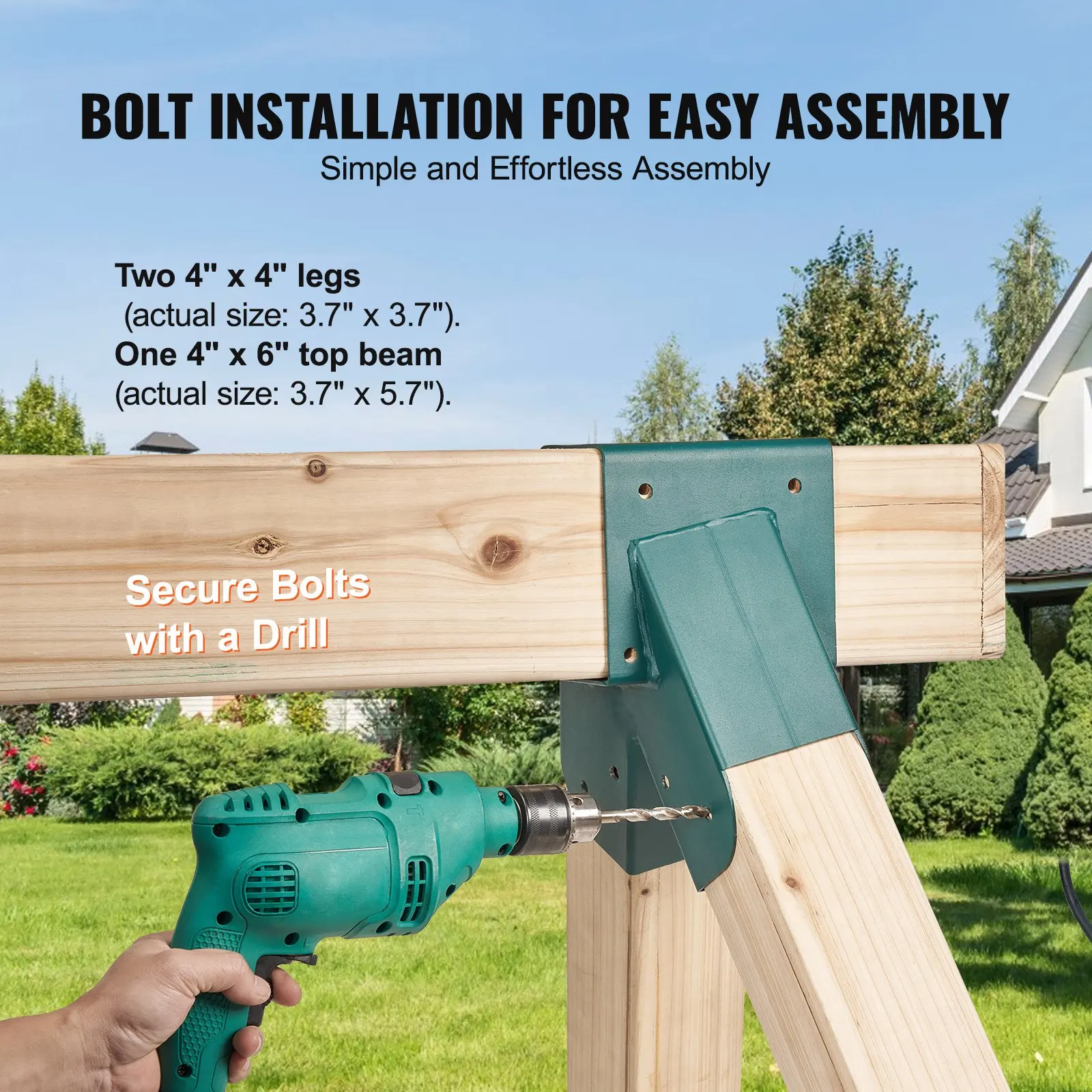 A-Frame Middle Swing Set Brackets, Heavy Duty Carbon Steel Swing Set Hardware With Mounting Hardware, DIY Swing Set Bracket
A-Frame Middle Swing Set Brackets, Heavy Duty Carbon Steel Swing Set Hardware With Mounting Hardware, DIY Swing Set Bracket