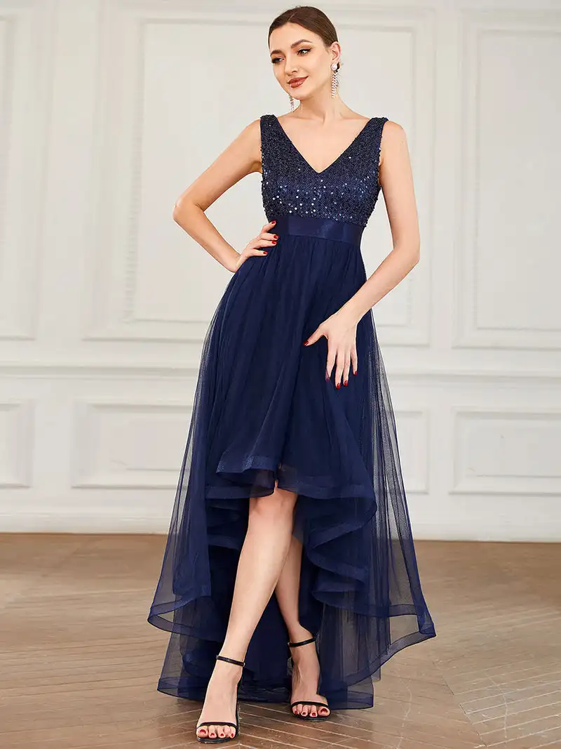 Luxury Evening dresses Long Asymmetrical Sleeveless V-Neck Lace Floor-Length Gown 2024 of Exquisite Prom Women Dress
Luxury Evening dresses Long Asymmetrical Sleeveless V-Neck Lace Floor-Length Gown 2024 of Exquisite Prom Women Dress