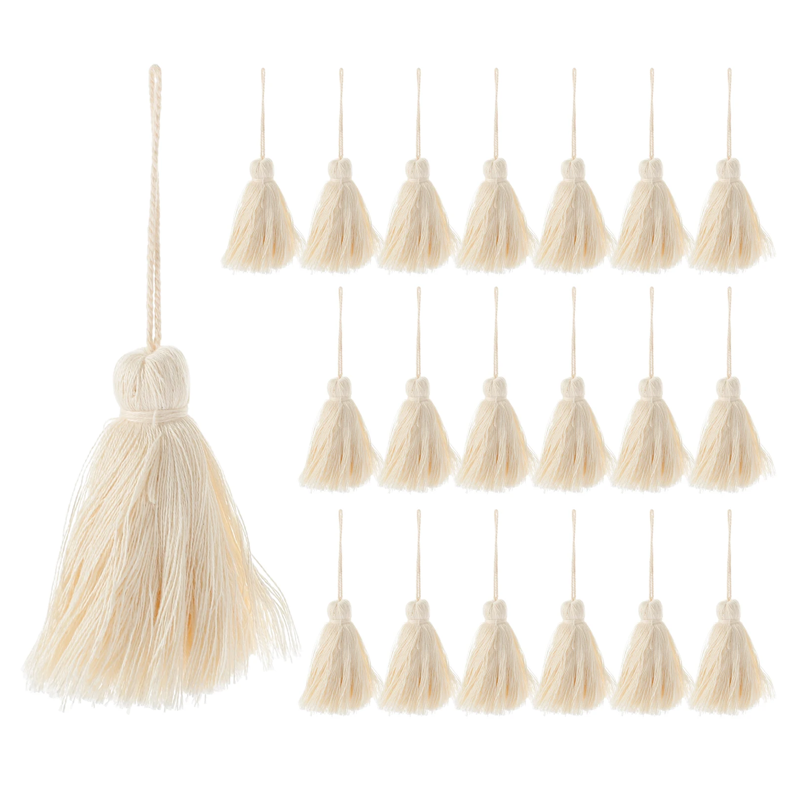 Cotton Thread Tassel Pendant Bookmark DIY Accessories for Curtain Decor Soft Texture Multifunctional Use Pillows Tablecloths
Cotton Thread Tassel Pendant Bookmark DIY Accessories for Curtain Decor Soft Texture Multifunctional Use Pillows Tablecloths