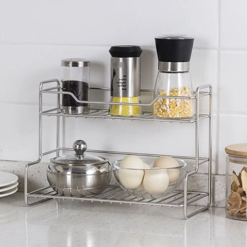 Modern Kitchen Organizer Shelf Double-layer Waterproof Bathroom Storage Rack Space Saving Convenient Kitchen Sink Organizer
Modern Kitchen Organizer Shelf Double-layer Waterproof Bathroom Storage Rack Space Saving Convenient Kitchen Sink Organizer