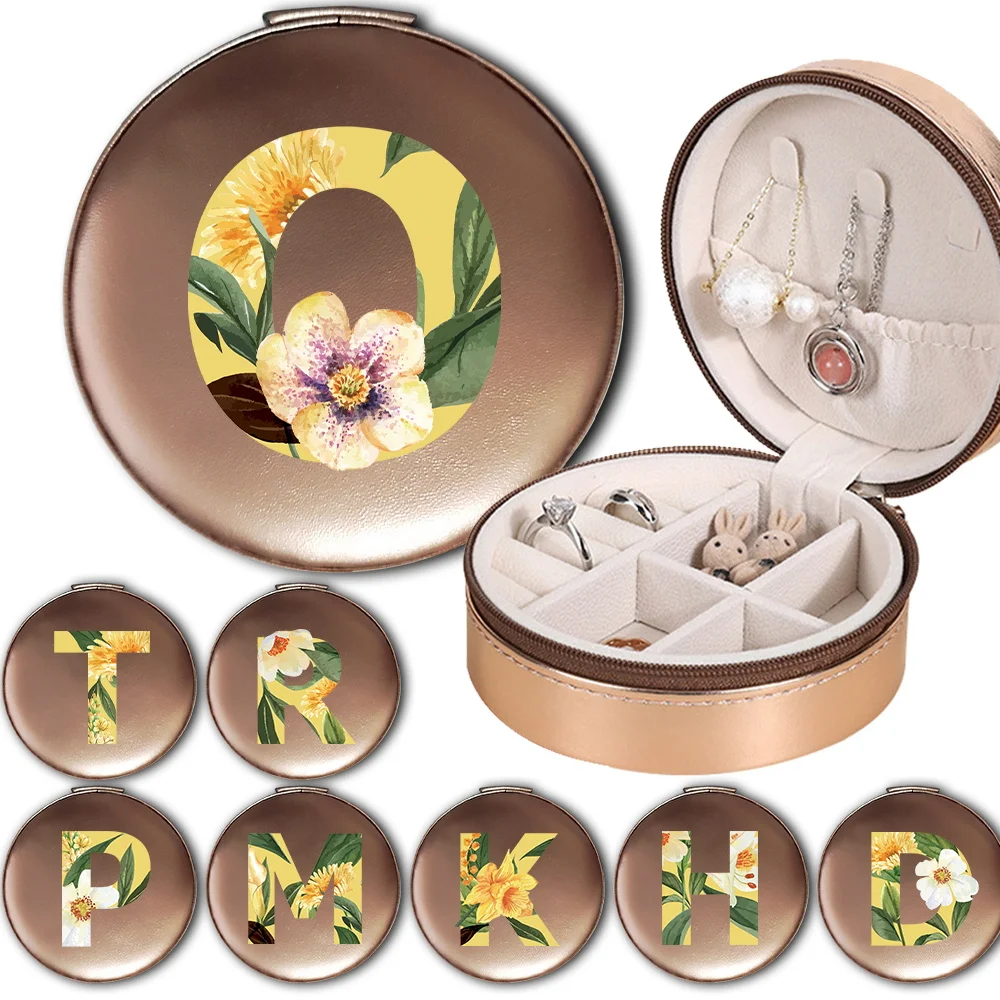 Pu Jewelry Storage Box Women Jewel Organizer Travel Accessories Necklace Earrings Bracelets Ring Display Floral Letter Pattern
Pu Jewelry Storage Box Women Jewel Organizer Travel Accessories Necklace Earrings Bracelets Ring Display Floral Letter Pattern