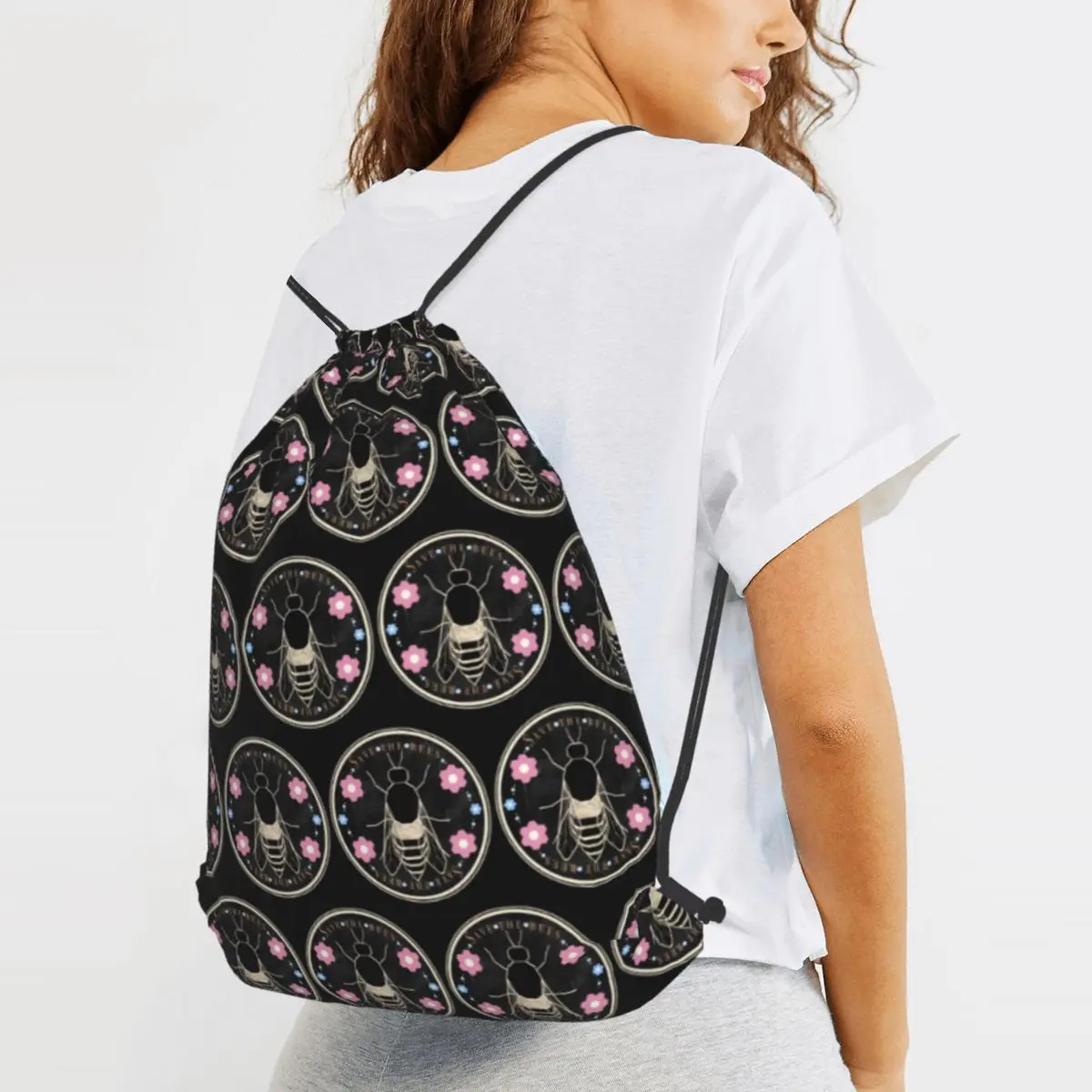 Save The Bees Backpacks Fashion Drawstring Bundle Pocket Storage Bag Book Bags for Travel School
Save The Bees Backpacks Fashion Drawstring Bundle Pocket Storage Bag Book Bags for Travel School