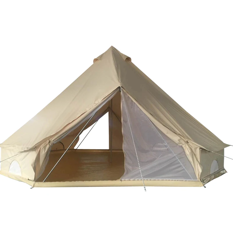 Hot sale! Supply outdoor canvas camp glamping tent 3m 4m 5m 6m 7m cotton canvas bell tent with 2 doors
Hot sale! Supply outdoor canvas camp glamping tent 3m 4m 5m 6m 7m cotton canvas bell tent with 2 doors