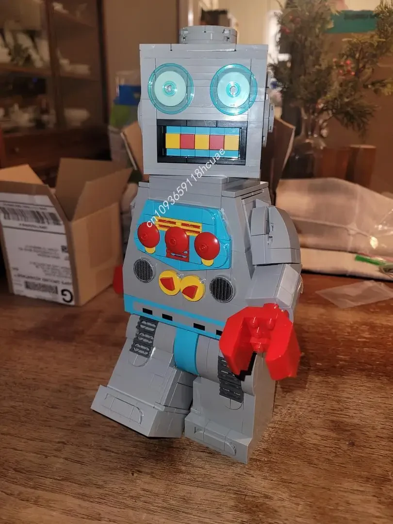 707pcs Customize MEGA Clockwork Robot Collectible Dolls Model Moc Building Blocks DIY Assembly Bricks Toys Kids Christmas Gifts
707pcs Customize MEGA Clockwork Robot Collectible Dolls Model Moc Building Blocks DIY Assembly Bricks Toys Kids Christmas Gifts