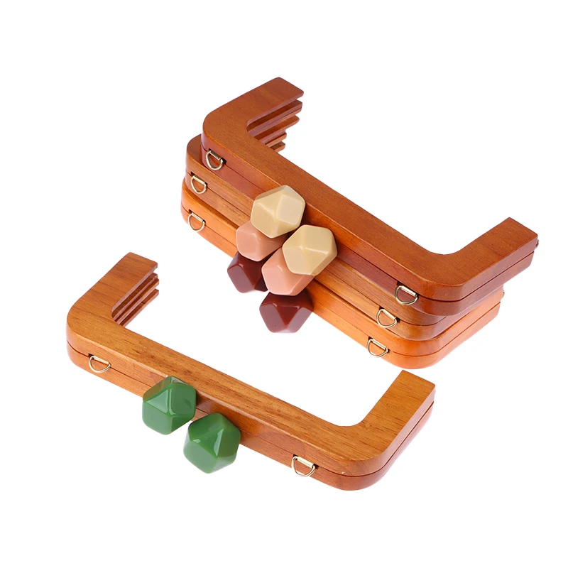 20 Cm Nature Color Nice Fashion Acrylic Candy Clasp Wooden Purse Frame Screws Handmade DIY Handbag Acessories Wood Purse Handle
20 Cm Nature Color Nice Fashion Acrylic Candy Clasp Wooden Purse Frame Screws Handmade DIY Handbag Acessories Wood Purse Handle