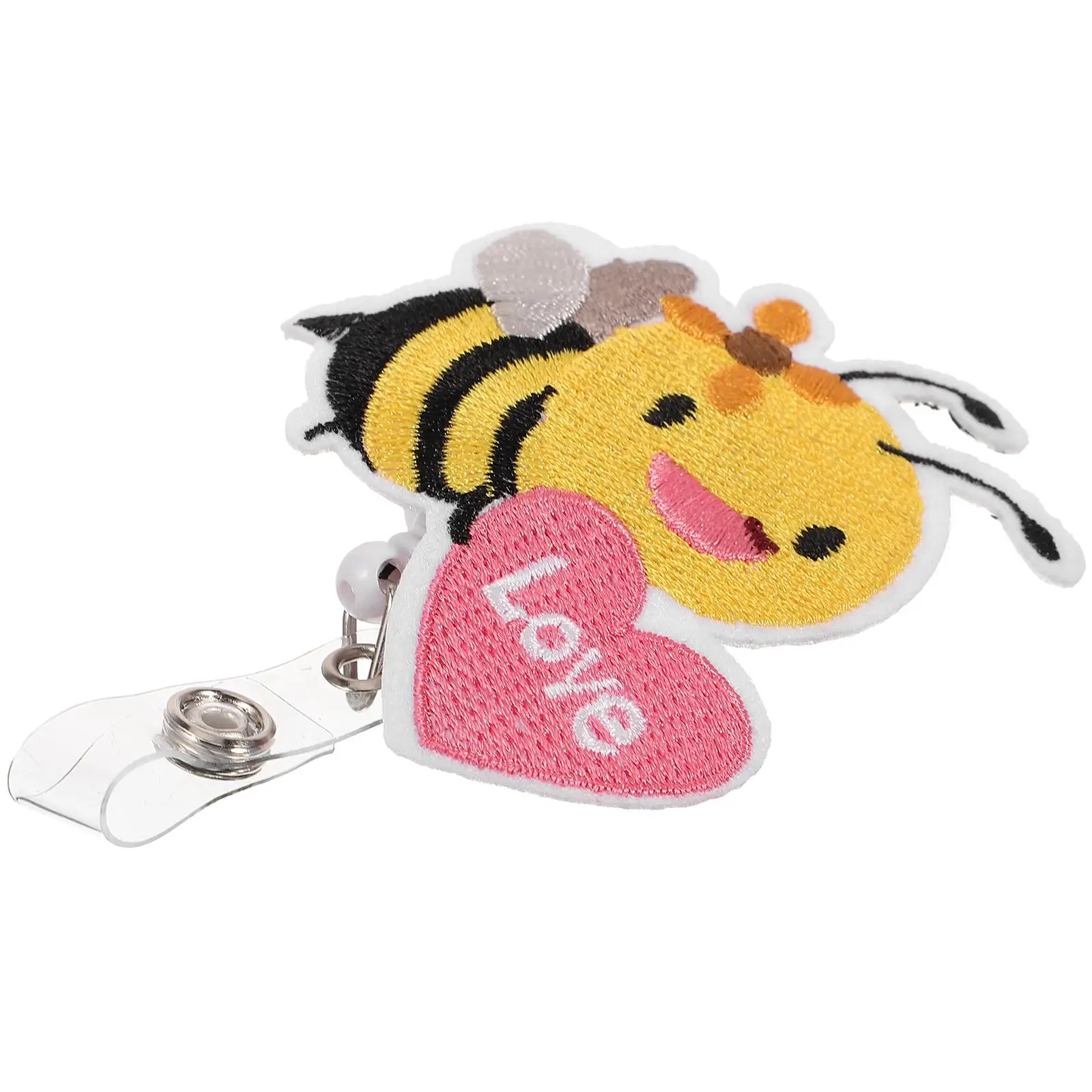 Felt Bee Badge Card Holder Decorative Cards Buckles for Nurse Honeycomb Portable Clip Practical Durability
Felt Bee Badge Card Holder Decorative Cards Buckles for Nurse Honeycomb Portable Clip Practical Durability