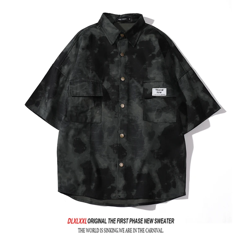 Summer American Retro West Coast Camouflage Workwear Short Sleeve Men's Trendy Hip Hop Loose Casual Couple Shirts
Summer American Retro West Coast Camouflage Workwear Short Sleeve Men's Trendy Hip Hop Loose Casual Couple Shirts