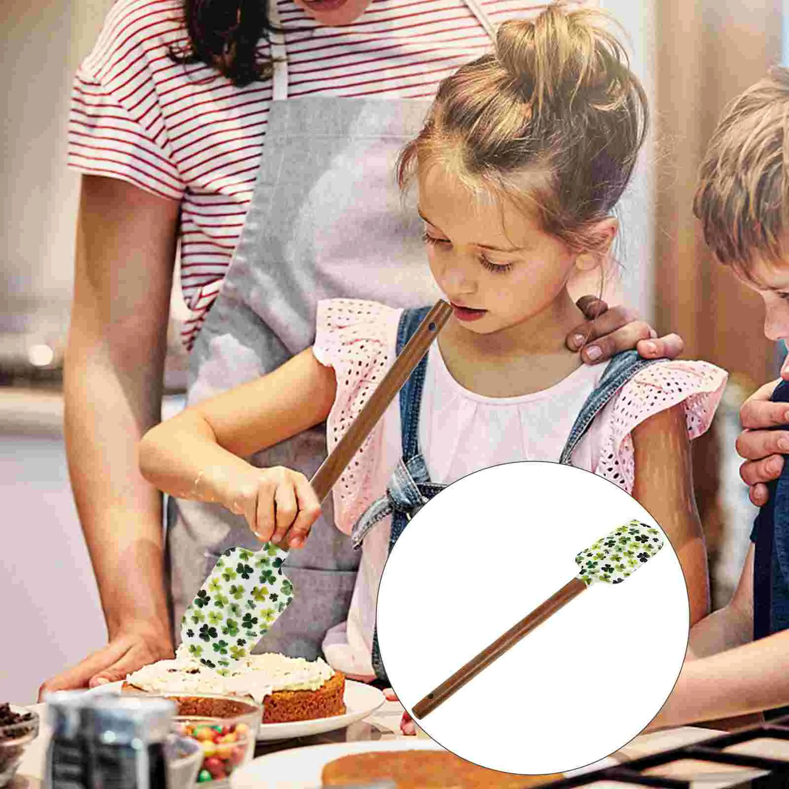 3 Pcs Silicone Spatula Jam Cream Spreader Butter Cake Baking Materials Scraper Saint Patrick's Lightweight
3 Pcs Silicone Spatula Jam Cream Spreader Butter Cake Baking Materials Scraper Saint Patrick's Lightweight