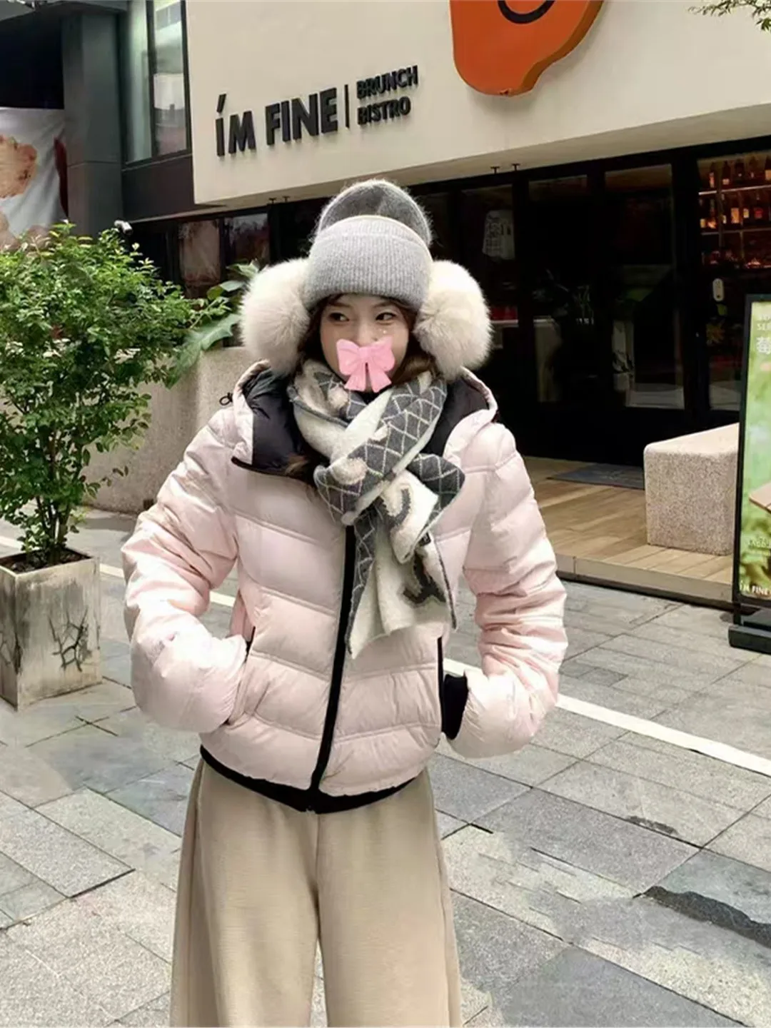 Retro American Pink Ribbone down Cotton Jacket Lightweight Warm Hooded Casual Slimming Winter Coat Zipper Closure Long Sleeve
Retro American Pink Ribbone down Cotton Jacket Lightweight Warm Hooded Casual Slimming Winter Coat Zipper Closure Long Sleeve