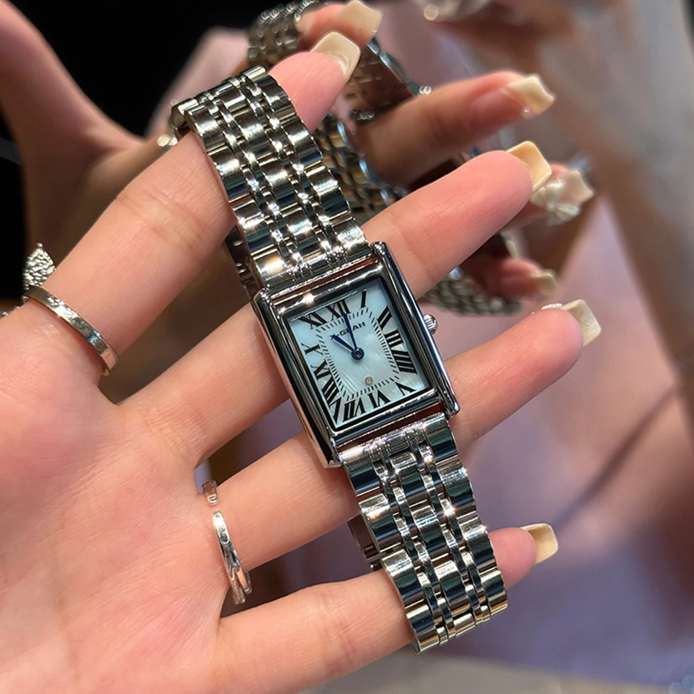 Роскошные женские кварцевые часы X-GEAR — модный ремешок из нержавеющей стали, водонепроницаемые повседневные наручные часы, элегантный подарок для нее
Роскошные женские кварцевые часы X-GEAR — модный ремешок из нержавеющей стали, водонепроницаемые повседневные наручные часы, элегантный подарок для нее