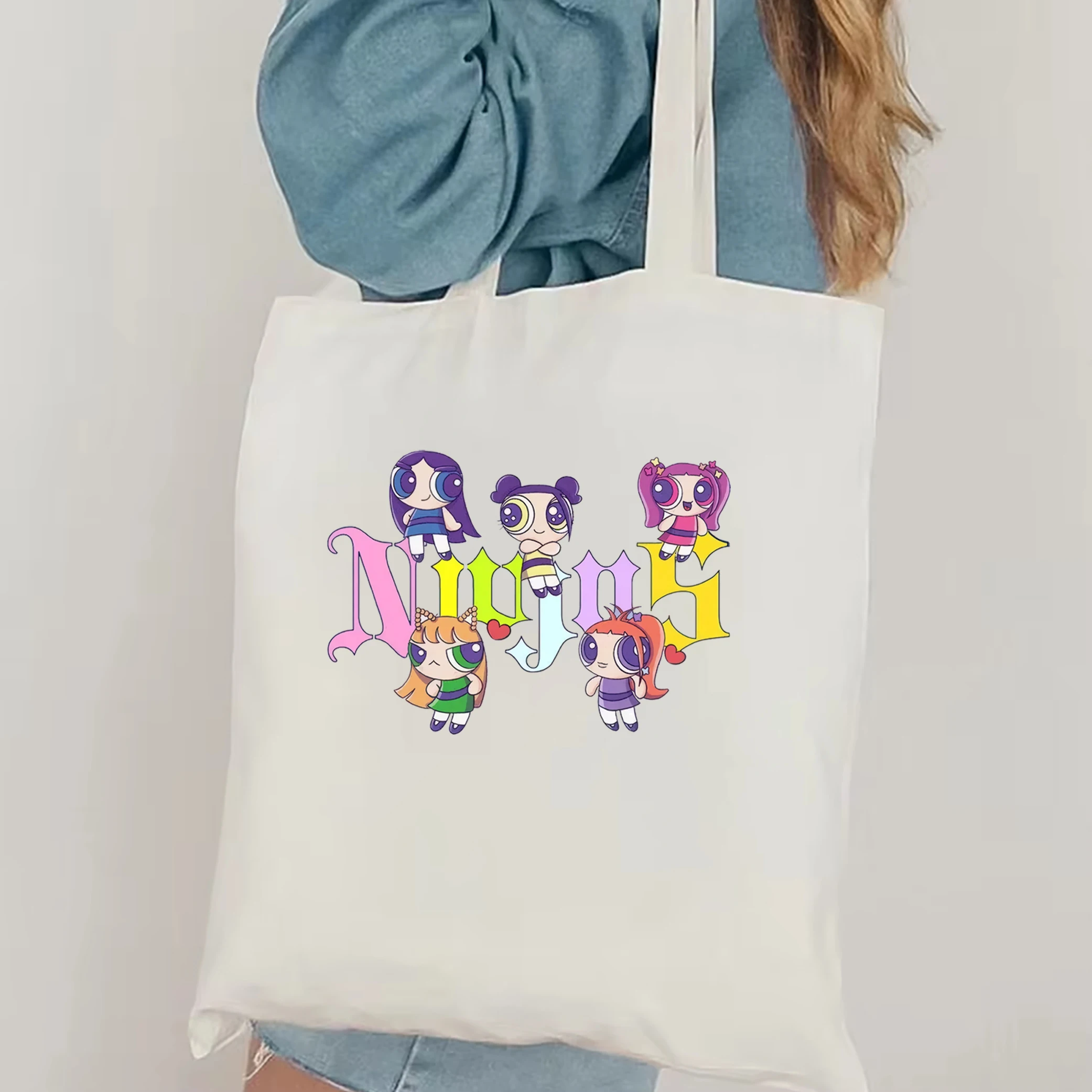 NewJeans Kpop tote bag Newjeans Bunnies canvas bag Newjeans merch Women's Fashion Casual shoulder bag Hanni Haerin tote bag
NewJeans Kpop tote bag Newjeans Bunnies canvas bag Newjeans merch Women's Fashion Casual shoulder bag Hanni Haerin tote bag