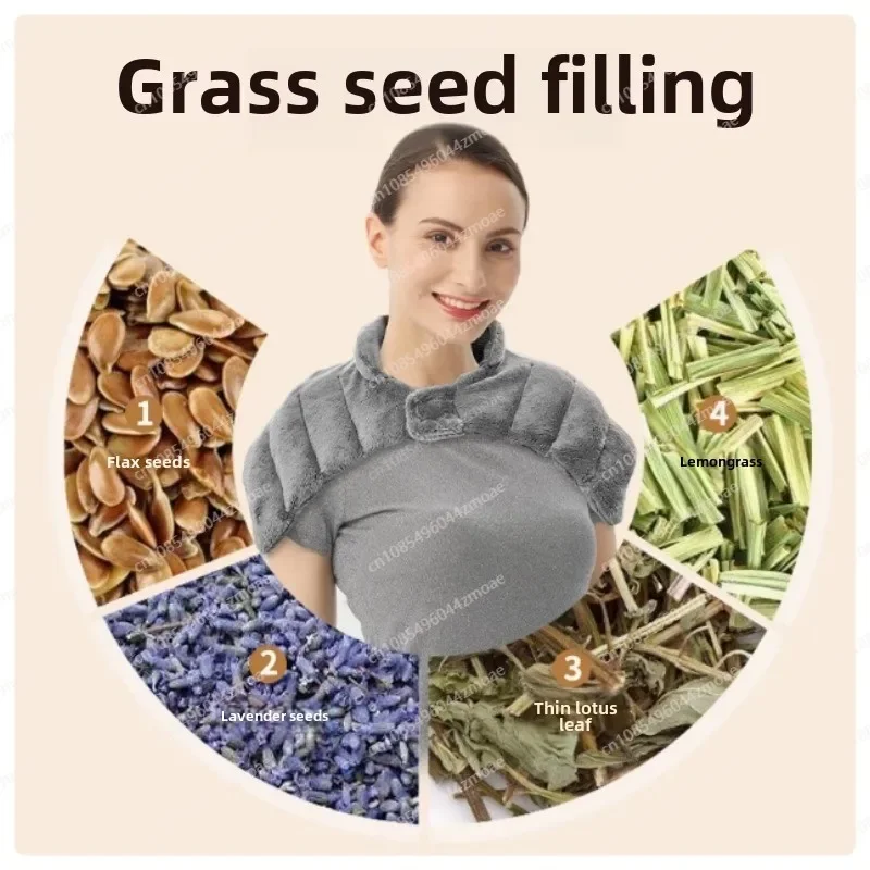 Grass Seed Red Bean Filled Warm Cushion Microwave Heating Design for Shoulder Neck Cold Relief
Grass Seed Red Bean Filled Warm Cushion Microwave Heating Design for Shoulder Neck Cold Relief
