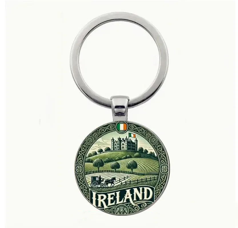 Vintage Irish Manor Keychain - Zinc Alloy, Decorative Bag and Car Pendant, Perfect for Home Decoration and Anniversary Gifts, Su
Vintage Irish Manor Keychain - Zinc Alloy, Decorative Bag and Car Pendant, Perfect for Home Decoration and Anniversary Gifts, Su