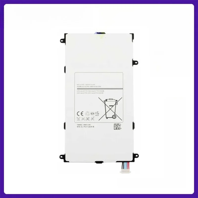 High Grade T4800E Replacement Battery For Samsung Tab Pro T320 SM-T321 T325 High Capacity 4800mAh With Excellent Cycle Life
High Grade T4800E Replacement Battery For Samsung Tab Pro T320 SM-T321 T325 High Capacity 4800mAh With Excellent Cycle Life