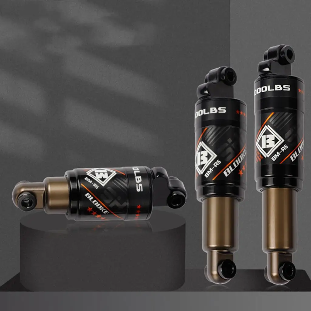 Bicycle Rear Shock Absorber 165mm Aluminum Alloy Durable Suspension Component for Electric Bike and Kick Scooter
Bicycle Rear Shock Absorber 165mm Aluminum Alloy Durable Suspension Component for Electric Bike and Kick Scooter