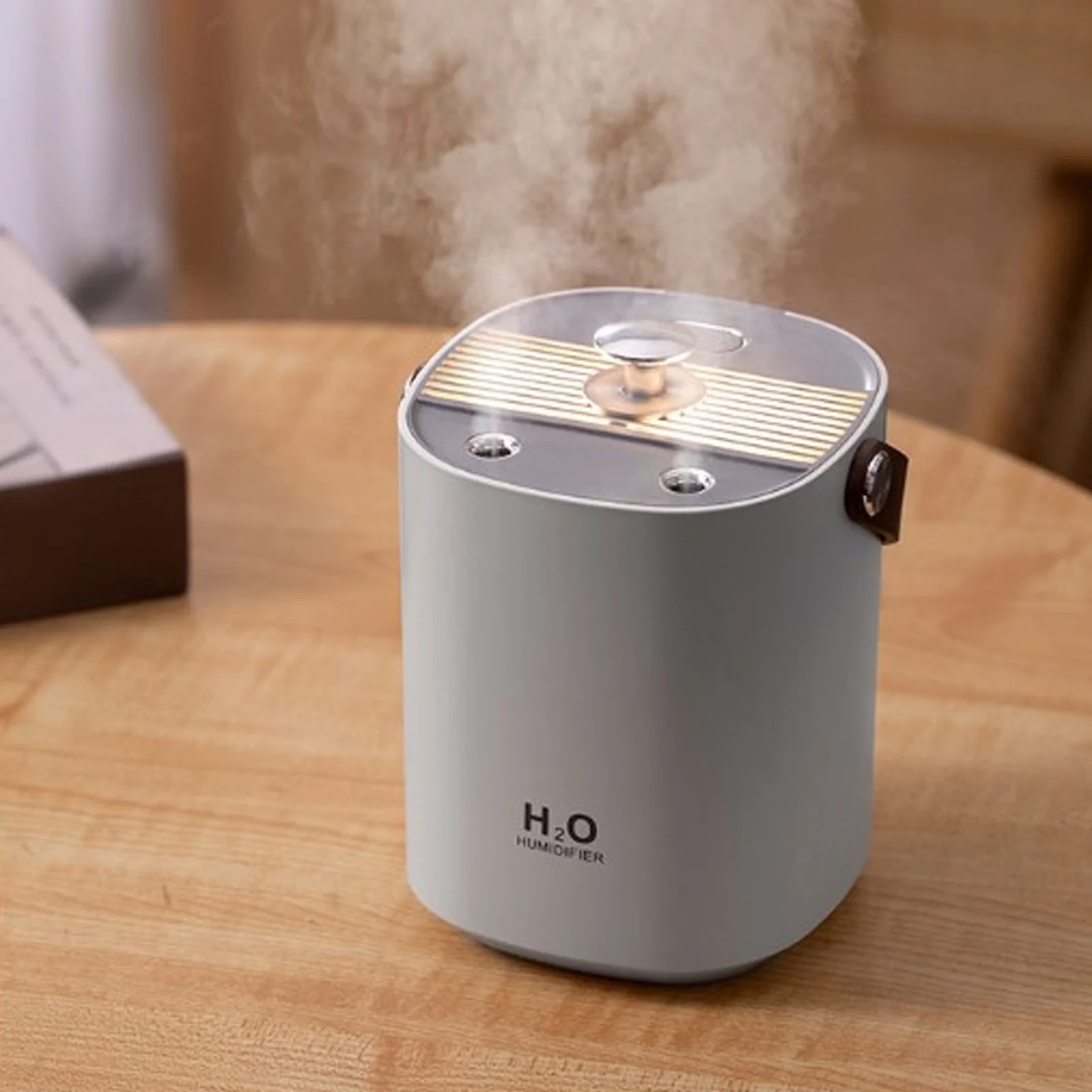 1,2 л увлажнитель с двойным распылением и ночником, питание от USB, настольный увлажнитель воздуха большой емкости, диффузор для кабинета в спальне
1,2 л увлажнитель с двойным распылением и ночником, питание от USB, настольный увлажнитель воздуха большой емкости, диффузор для кабинета в спальне