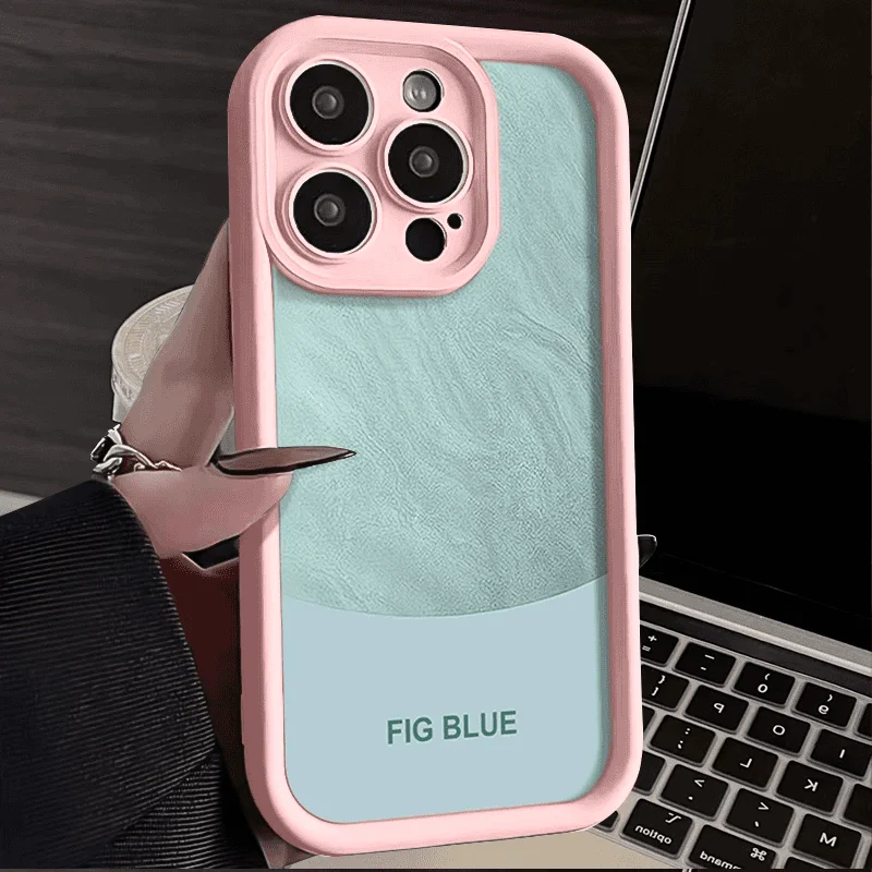 Ins Style Color Block FIG BLUE Phone Case For iPhone171615 14 13Pro Max Soft TPU Shockproof Bumper Cover With Camera Protection
Ins Style Color Block FIG BLUE Phone Case For iPhone171615 14 13Pro Max Soft TPU Shockproof Bumper Cover With Camera Protection