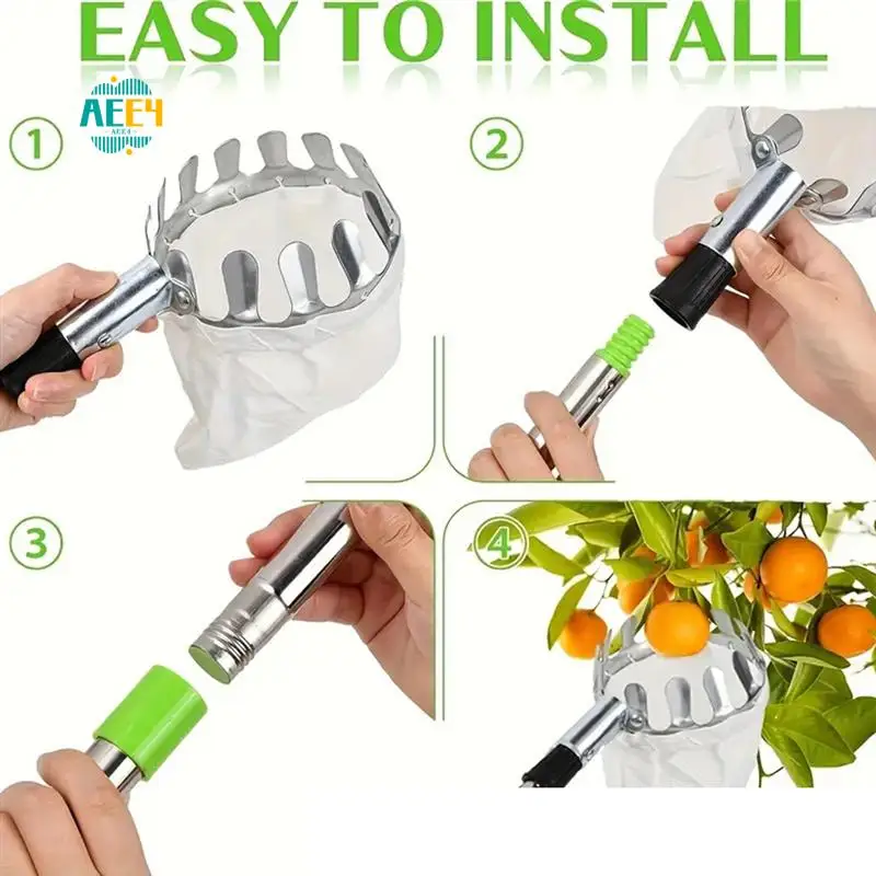 AEE4-Fruit Picking Tools, Metal Cherry Picking Tools, Fruit Picking Basket Heads, Garden Hardware Tools
AEE4-Fruit Picking Tools, Metal Cherry Picking Tools, Fruit Picking Basket Heads, Garden Hardware Tools