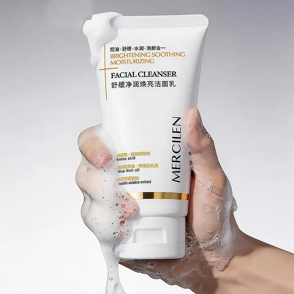 MERCILEN Facial Cleanser Face Wash Foam Skincare Moisturizing Skin Brightening Rejuvenation Face Cleanser Skin Care
MERCILEN Facial Cleanser Face Wash Foam Skincare Moisturizing Skin Brightening Rejuvenation Face Cleanser Skin Care