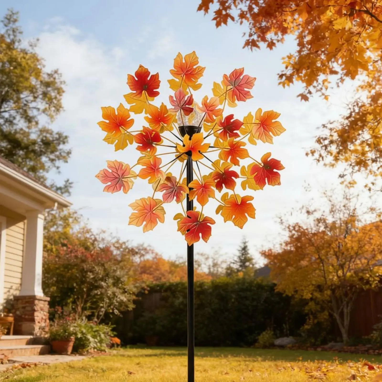 Maple Foliage Wind Rotator Iron Art Metal Wind Rotator Foliage Yard Wind Rotator Weather Resistant Garden Wind Rotator Quiet
Maple Foliage Wind Rotator Iron Art Metal Wind Rotator Foliage Yard Wind Rotator Weather Resistant Garden Wind Rotator Quiet