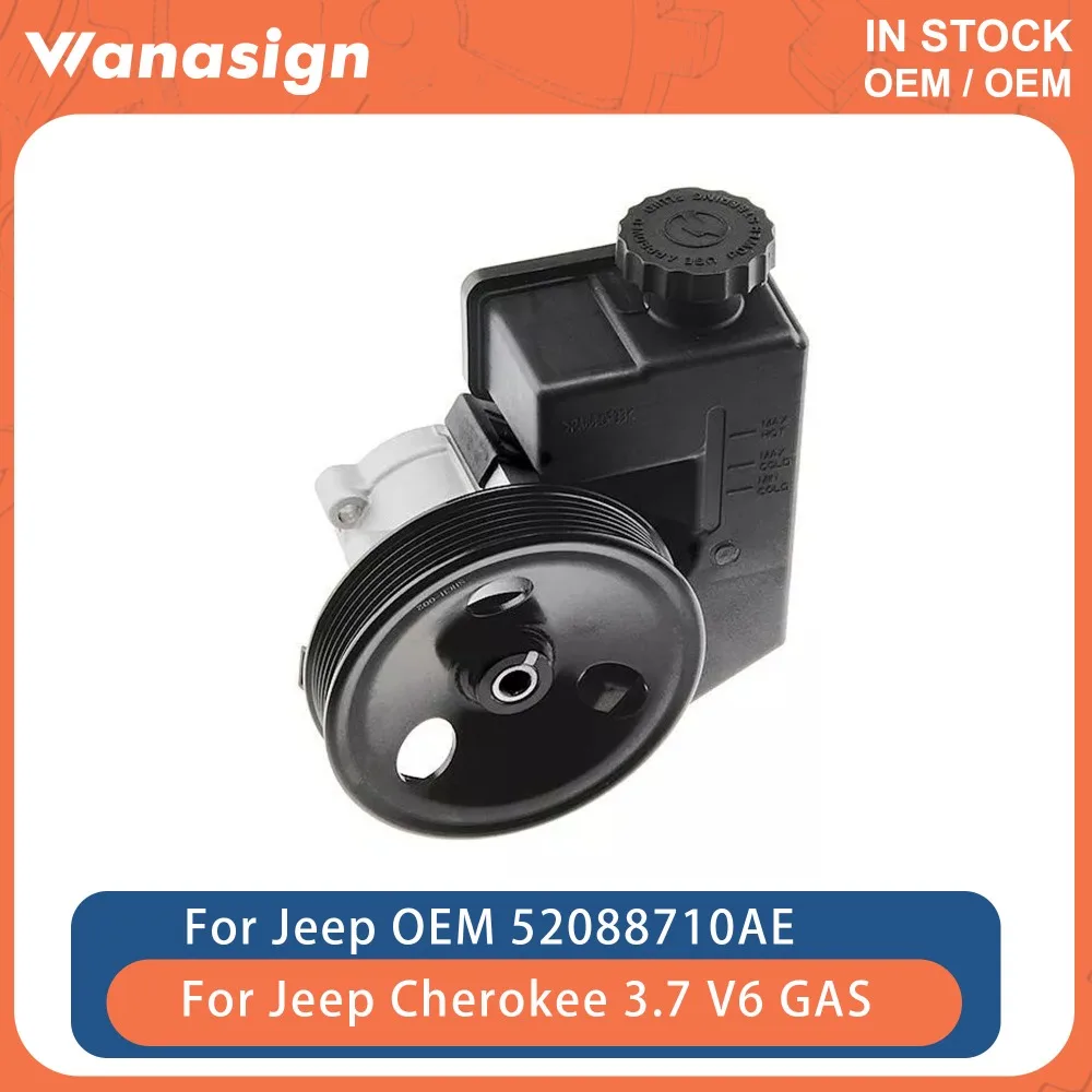Engine Power Steering Pump Fit 3.7 L For Jeep Cherokee Liberty EKG 3.7L V6 GAS 2001-2008 52088710AE
Engine Power Steering Pump Fit 3.7 L For Jeep Cherokee Liberty EKG 3.7L V6 GAS 2001-2008 52088710AE