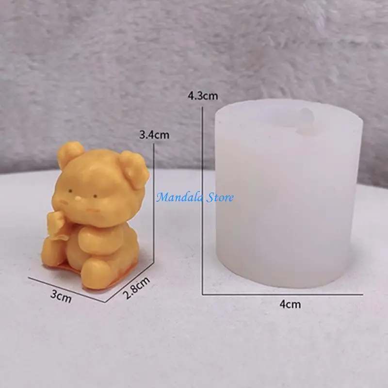 U2JC Creative Silicones Molds Bear Cake Mould Cartoon Biscuits Baking Tool
U2JC Creative Silicones Molds Bear Cake Mould Cartoon Biscuits Baking Tool